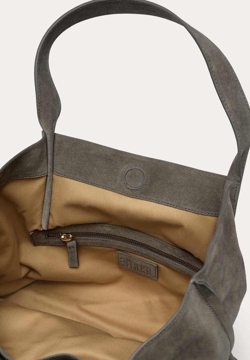 Amust taske Taupe