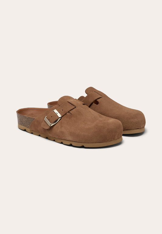 Amust Rose Cognac slipper